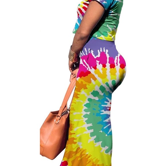 Tie dye Wide Leg 2pc Set size 3XL - Picture 5 of 6